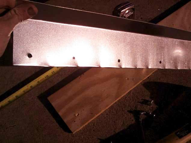 Figure 20: Sheet Metal with Drilled Screw Holes