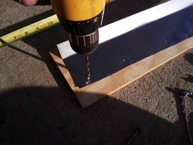 Figure 19: Drilling the Holes