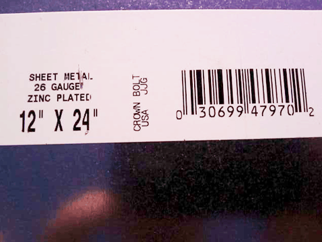 Figure 2: Close-up of Sheet Metal Details