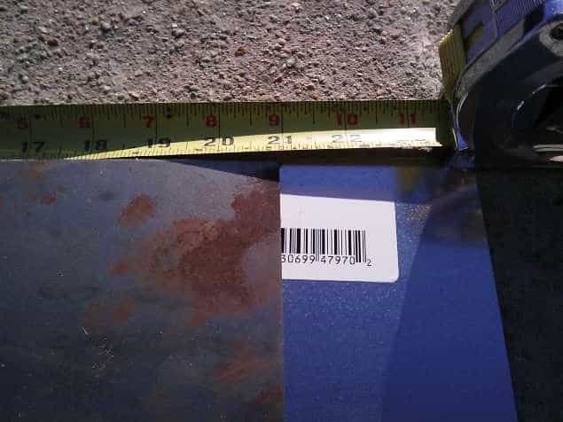 Figure 8: Measure the Width