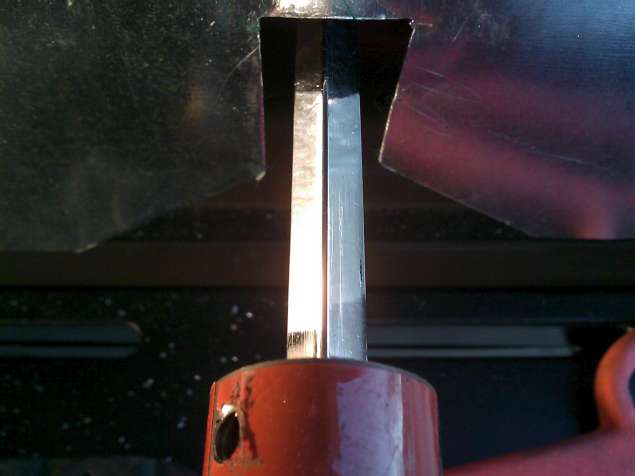 Figure 30: Close-Up of Closed Grill Hood with Heat Shield