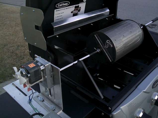 Figure 32: Finished Heat Shield with Grill Open